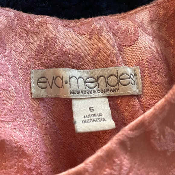 Eva Mendez pink a line sleeveless dress size 6 - Picture 4 of 7